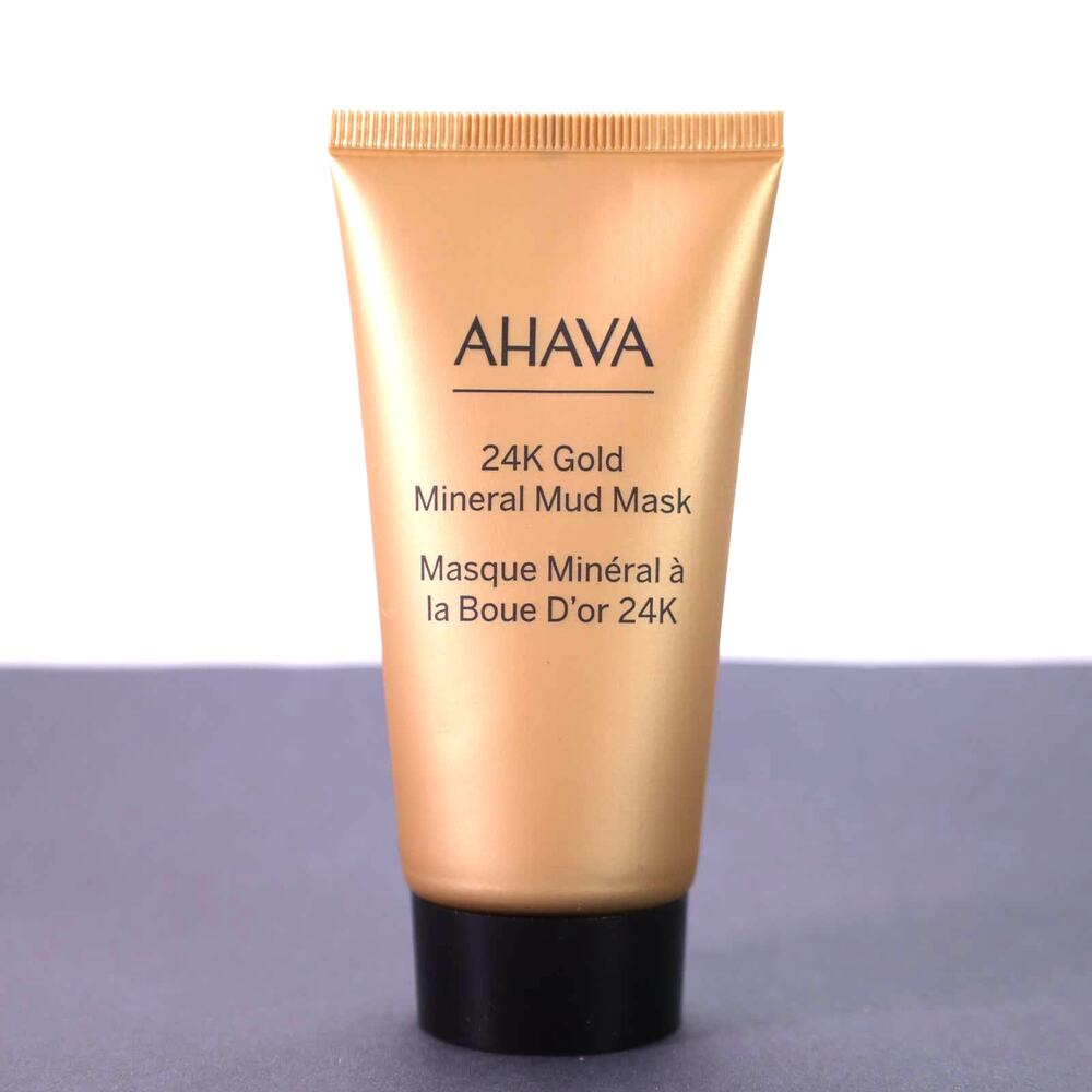 AHAVA 24K Gold Mineral Mud Face Mask 1.7 oz Dead Sea Skincare NEW Sealed